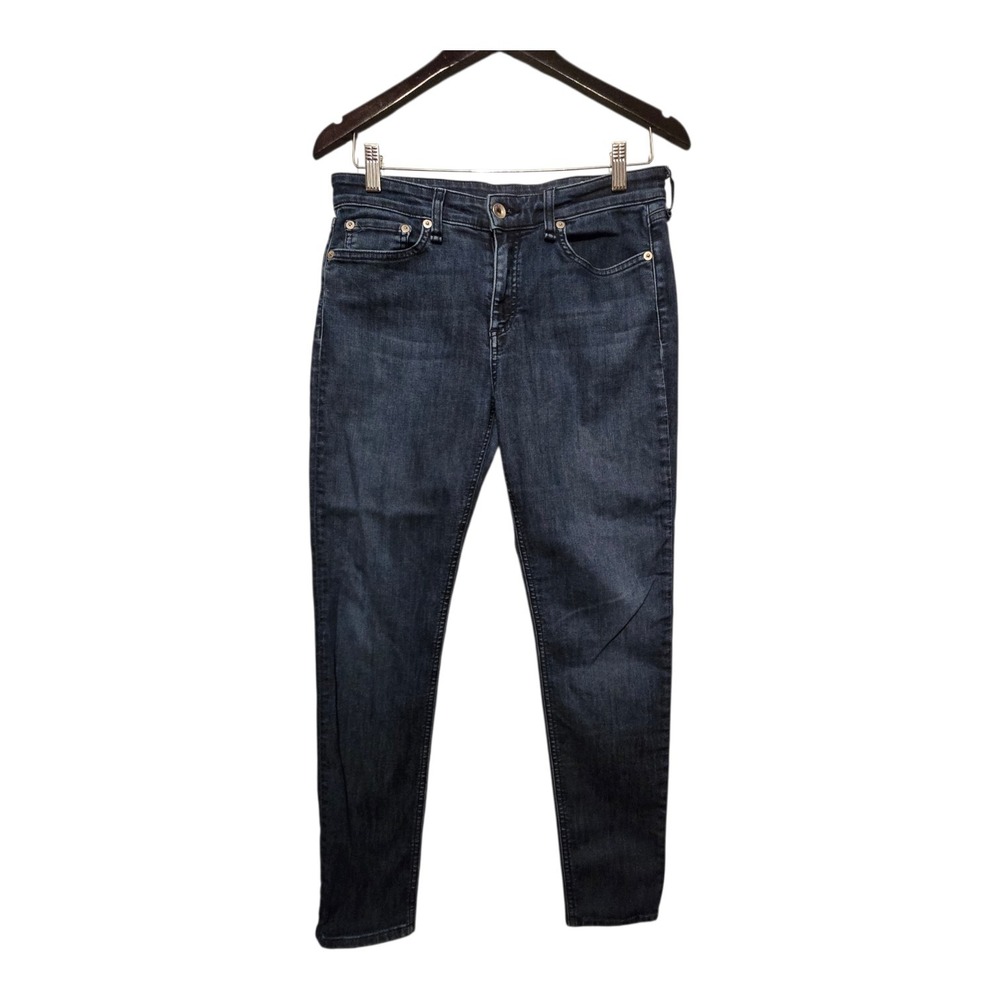 Rag & Bone Cate Ankle Skinny Jeans Women's Size 28 Med Wash Mid Rise 27" Inseam